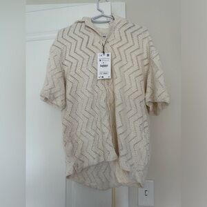 Zara shirt nwt size M